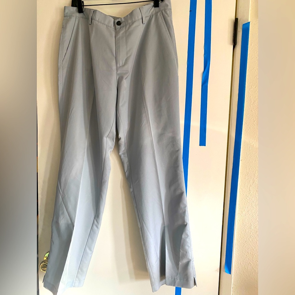 Adidas Men’s ClimaLite Golf Pants Light Grey Size: 34 x 32